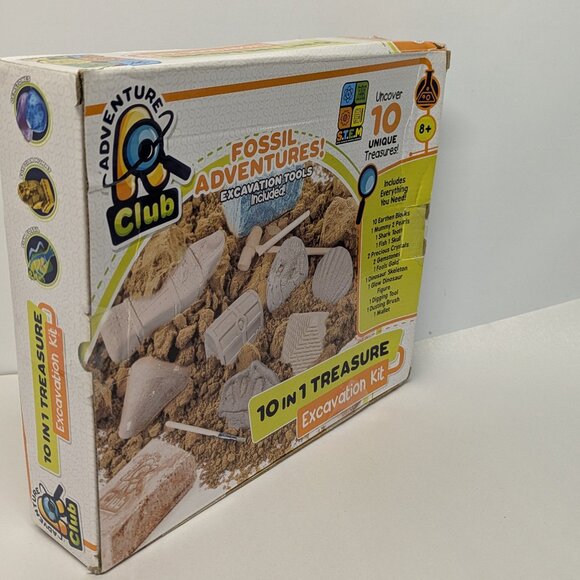 NWT! Adventure Club 10-in-1 Fossil Adventures! Excavation Kit - Picture 14 of 14